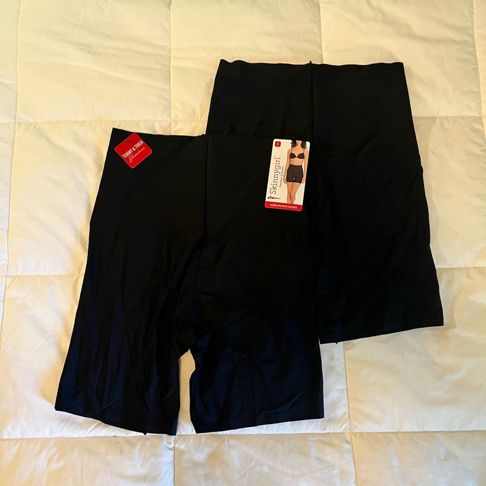 Lot of 2 Skinny Girl shapewear shorts size small - NWT